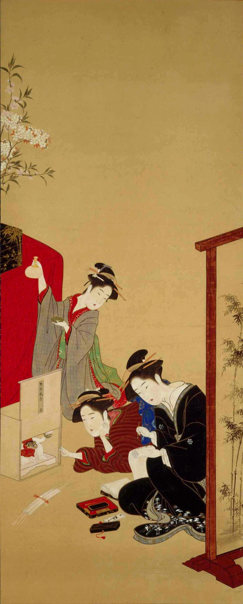 婦人風俗十二か月 雛祭 | 所蔵作品 | 千葉市美術館